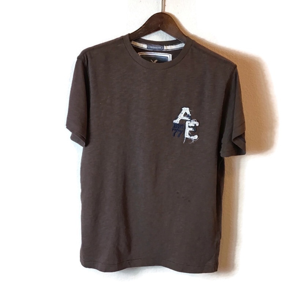 American Eagle || Brown Casual Tee Shirt